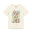 Easter Dog Tee — “Eggs Are Overrated...Treats Are Not” Corgi Retro Graphic T-Shirt