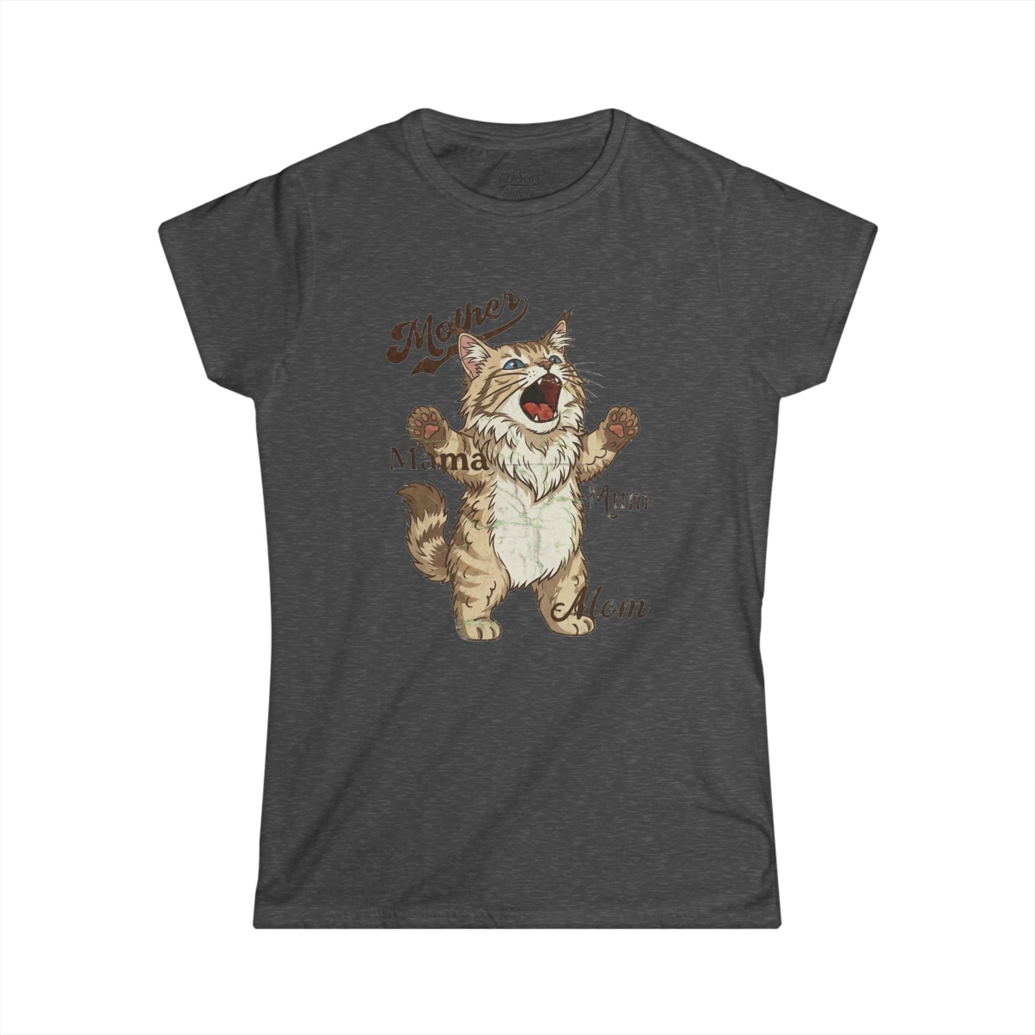 Maine Coon Cat Mama Mother's Day Tee