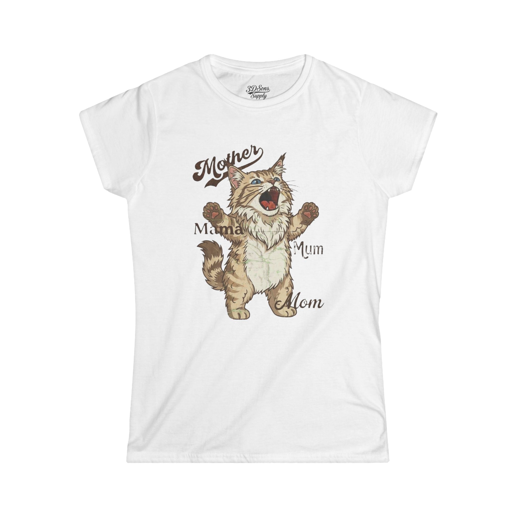 Maine Coon Cat Mama Mother's Day Tee
