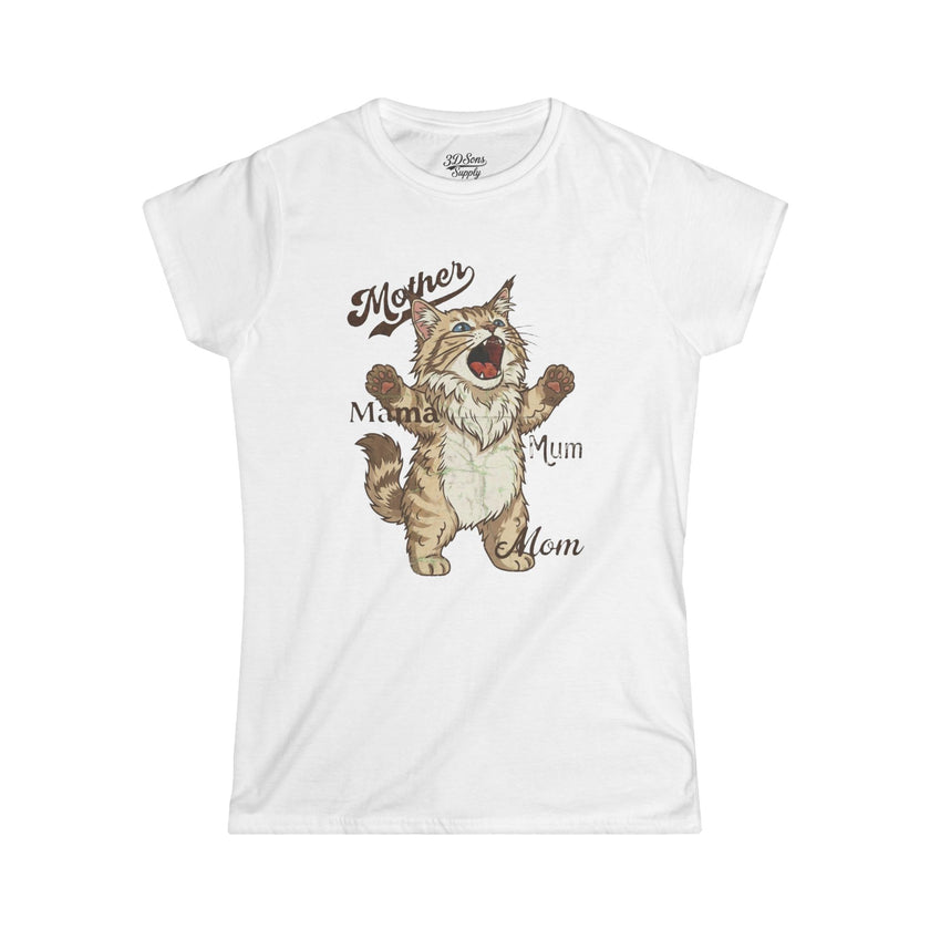 Maine Coon Cat Mama Mother's Day Tee