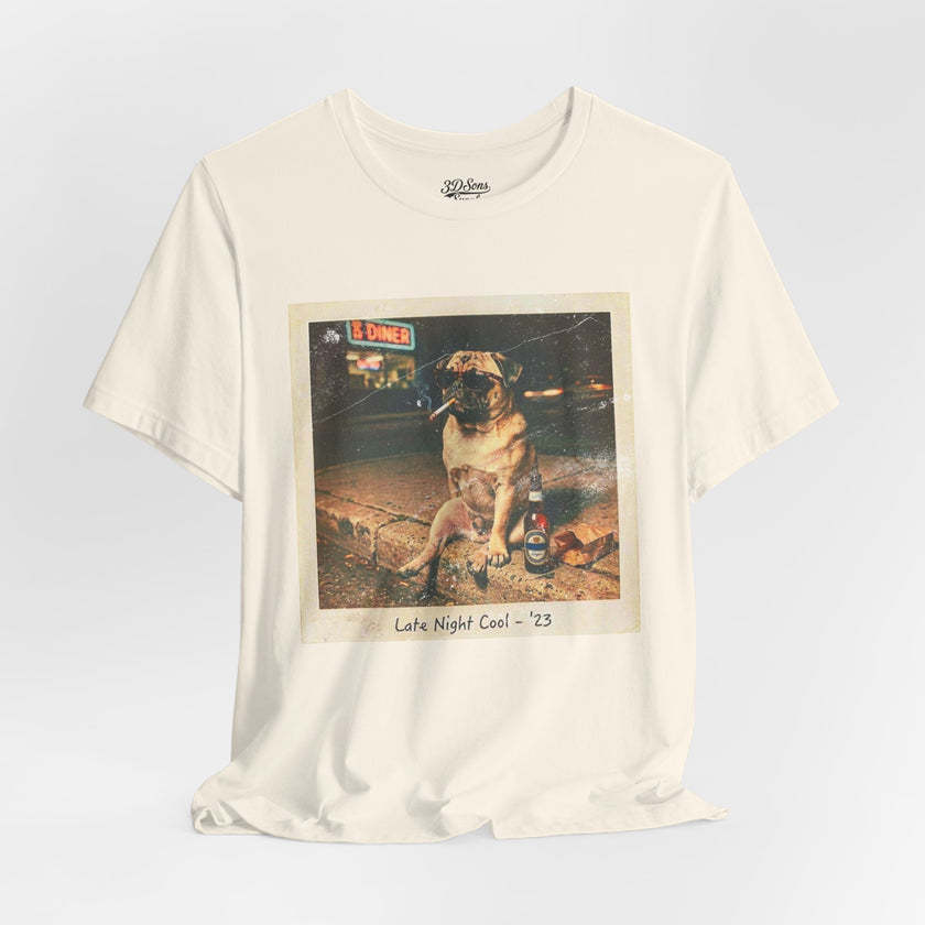 Vintage Pug Photo Tee — 