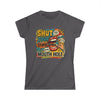 Women's 'Shut Your Stupid Mouth Hole' Funny 60's StyleTee