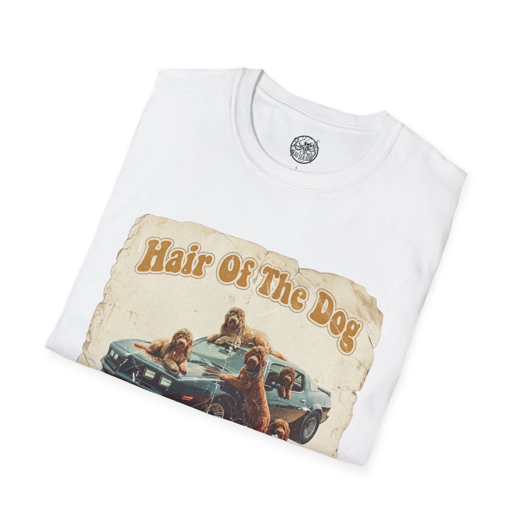 Hair of the Dog Vintage Retro Dog T-Shirt | Funny Dog Lover Graphic Tee – 3D Sons Supply Co
