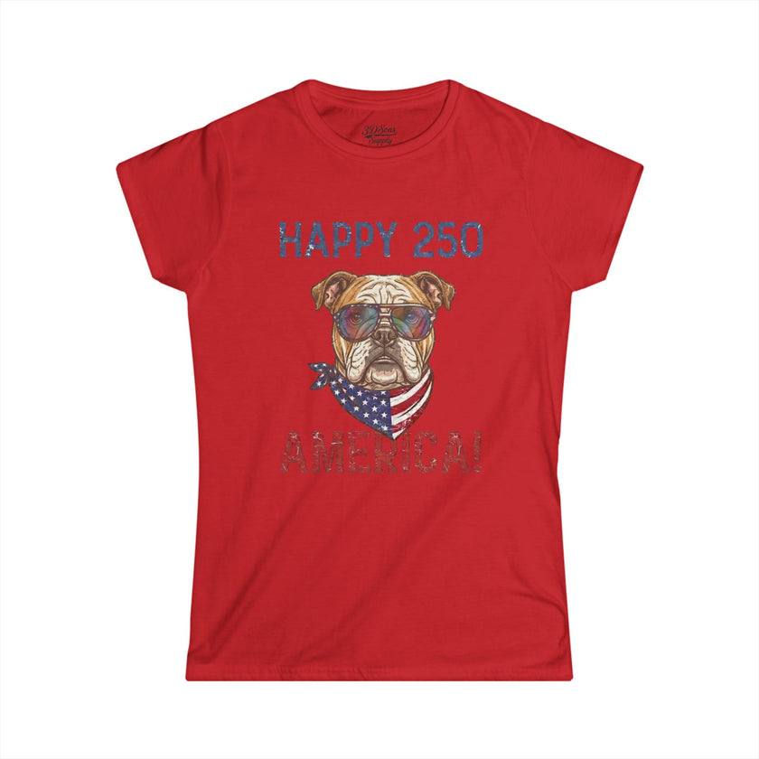 Patriotic Bulldog Tee - 