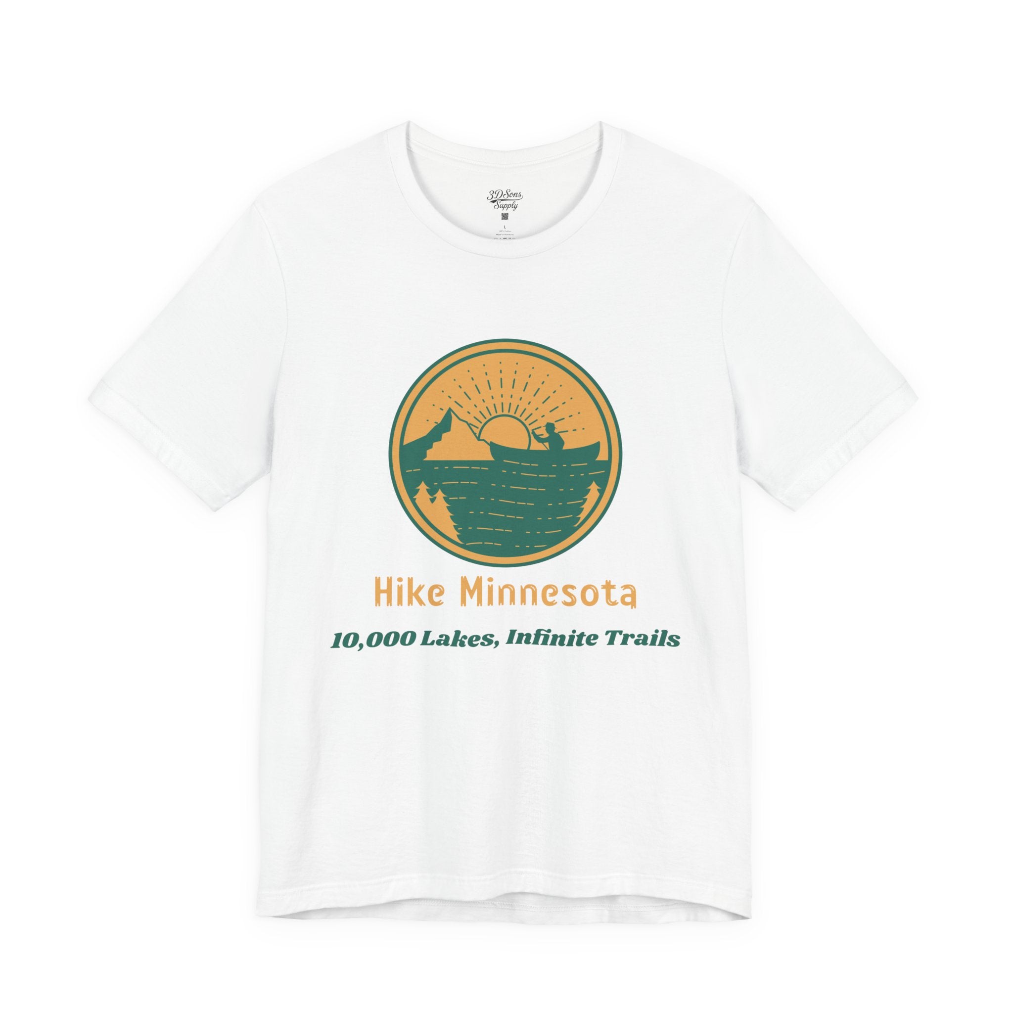 Hike Minnesota T-Shirt — 10,000 Lakes Infinite Trails Hiking Tee