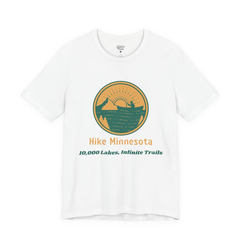 Hike Minnesota T-Shirt — 10,000 Lakes Infinite Trails Hiking Tee