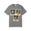 Personalized Polaroid Photo Tee — Custom 3 Image & Text Options