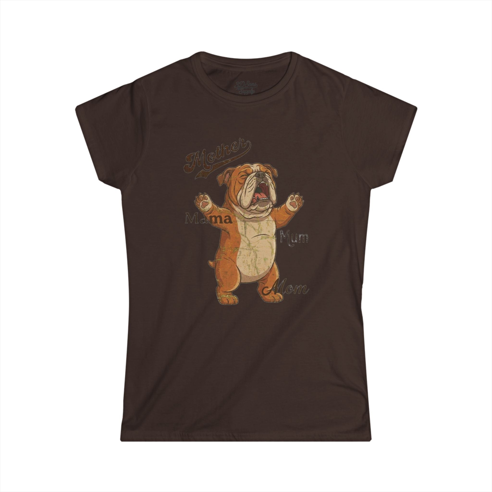 Mother's Day English Bulldog Mom T-Shirt — Bulldog Mama Tee