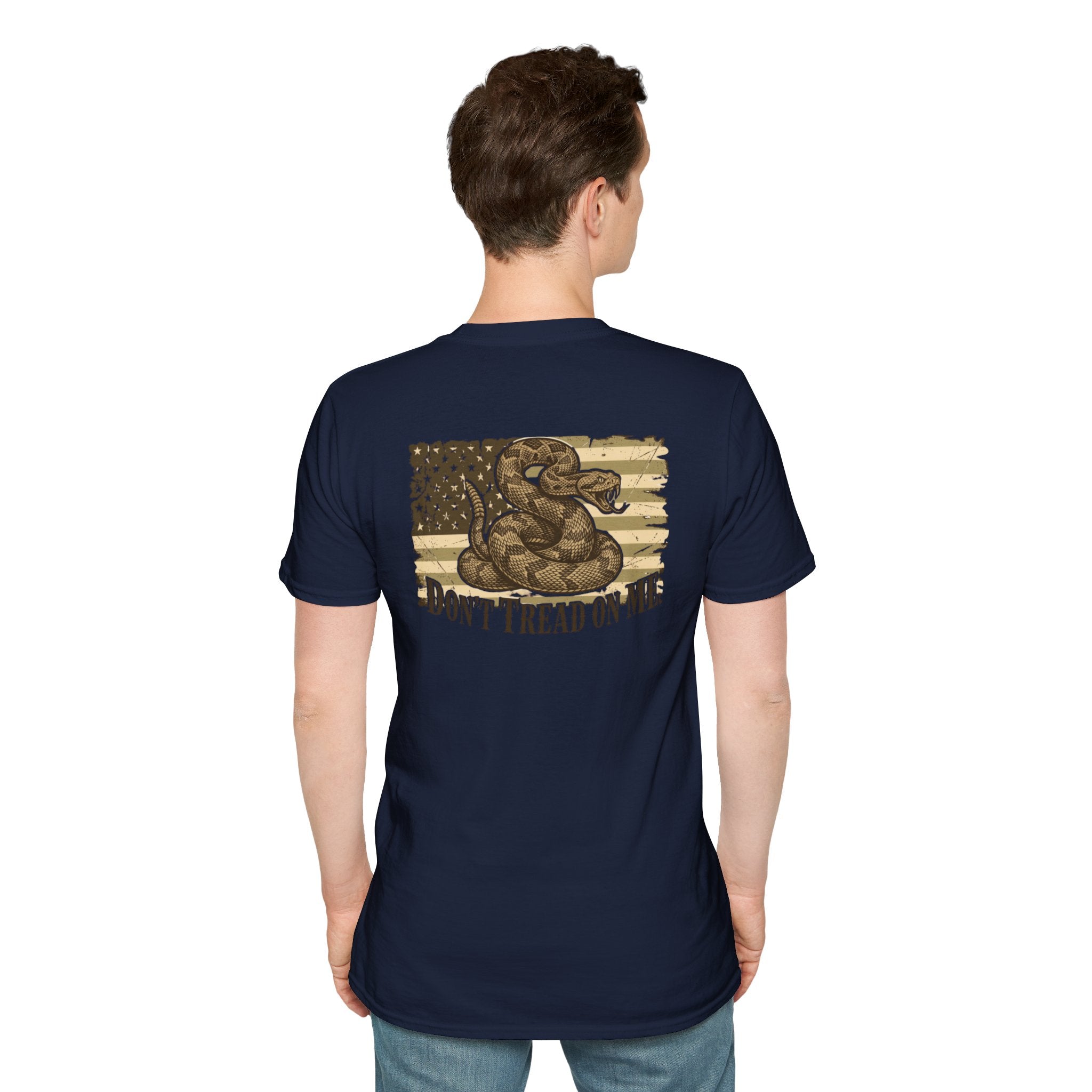 Dont Tread On Me Flag Tee Shirt American Gadsden Patriotic Independence Day Tee