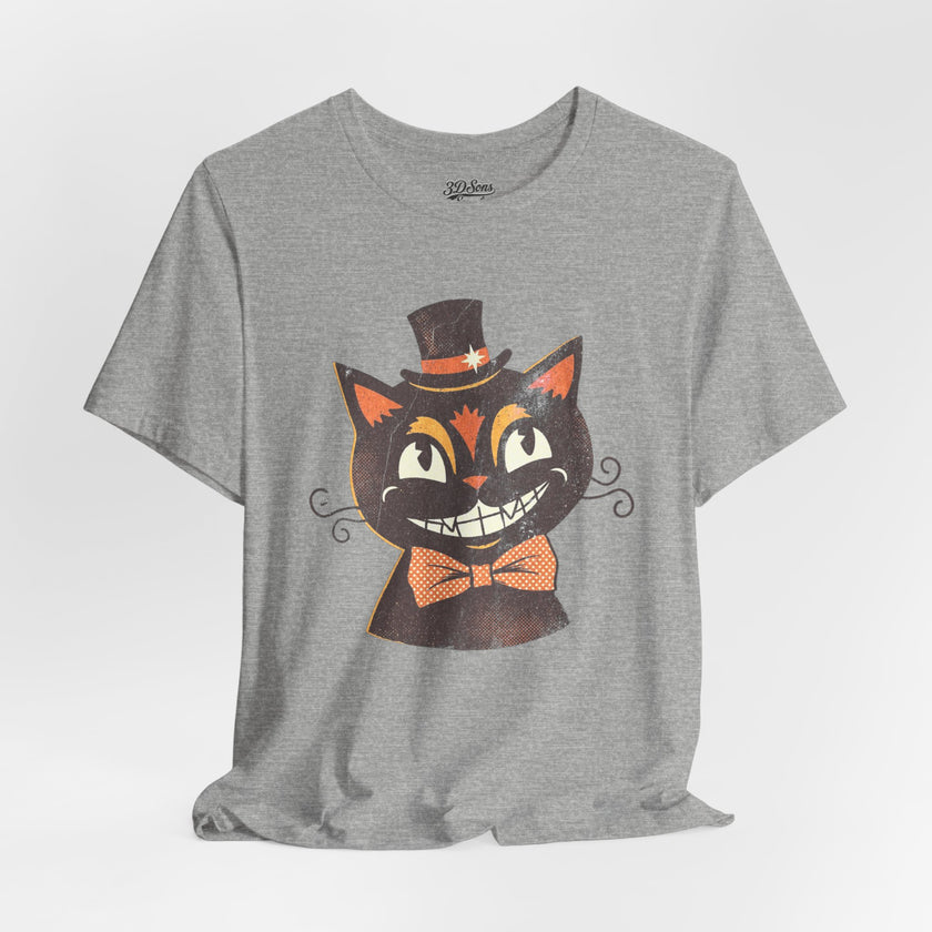 Vintage Halloween Cat Tee