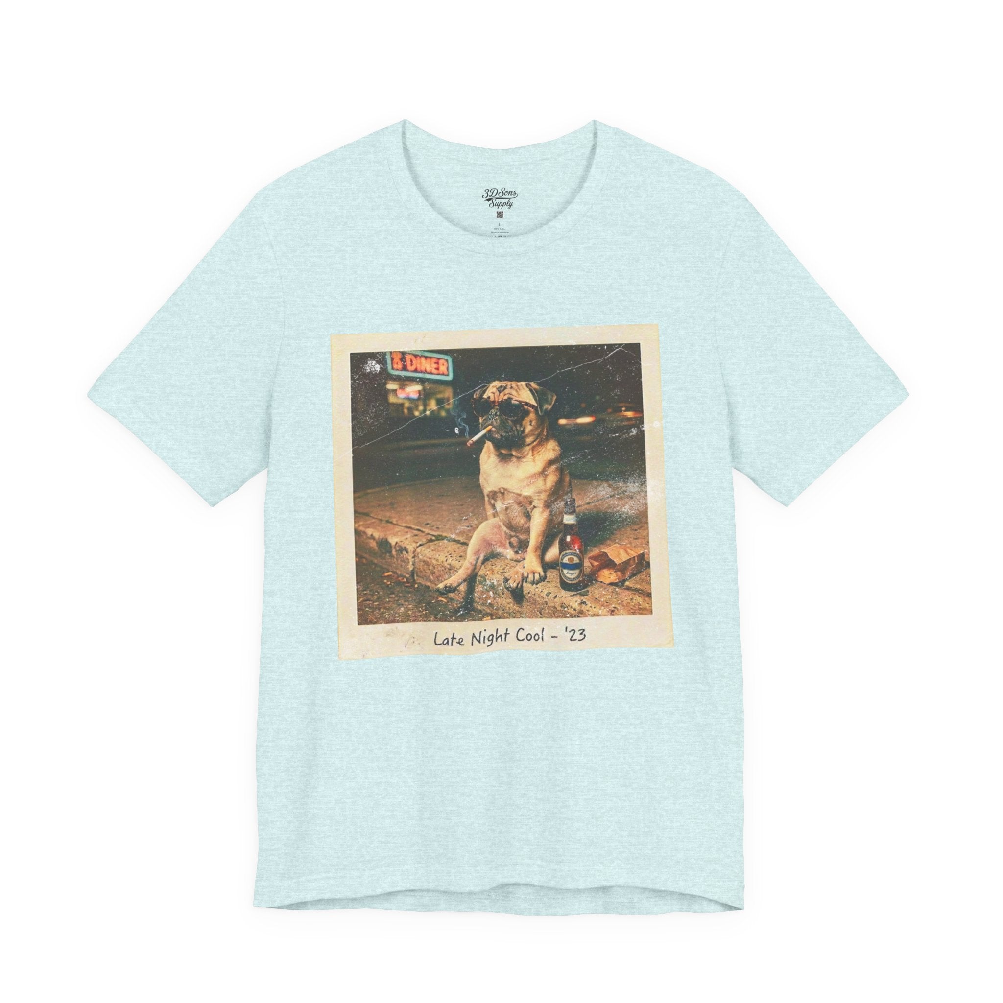 Vintage Pug Photo Tee — 