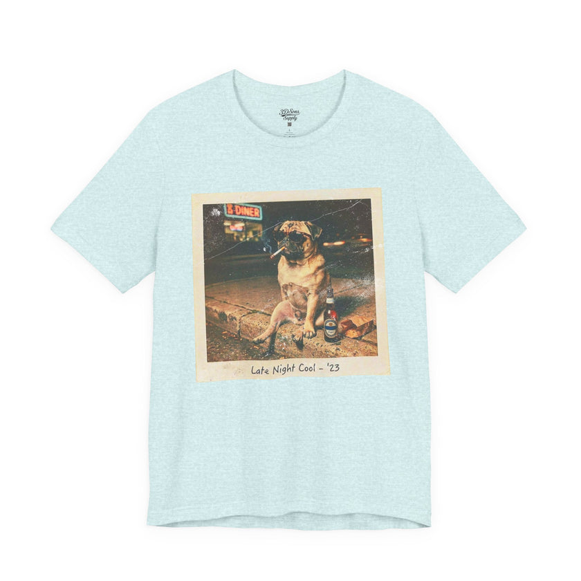 Vintage Pug Photo Tee — 