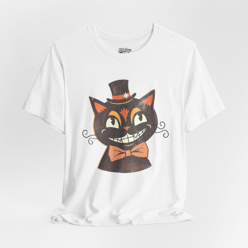 Vintage Halloween Cat Tee