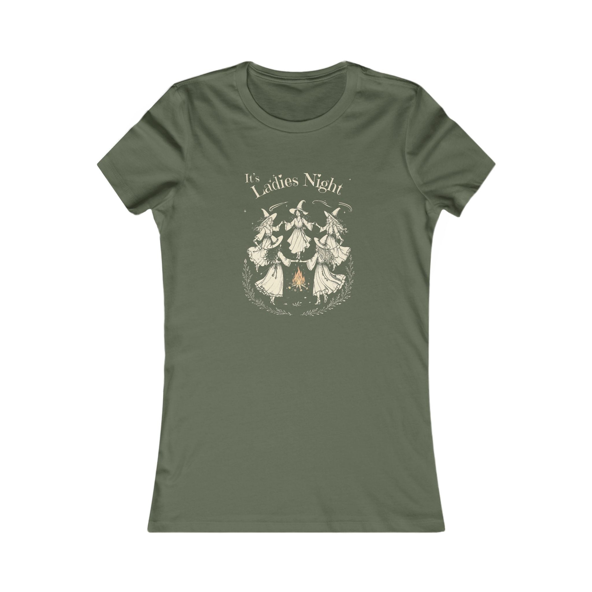 Ladies' Night Floral Witch Tee — 