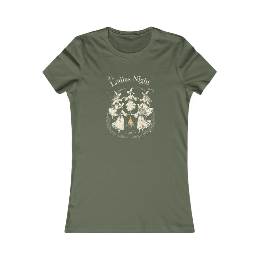 Ladies' Night Floral Witch Tee — 