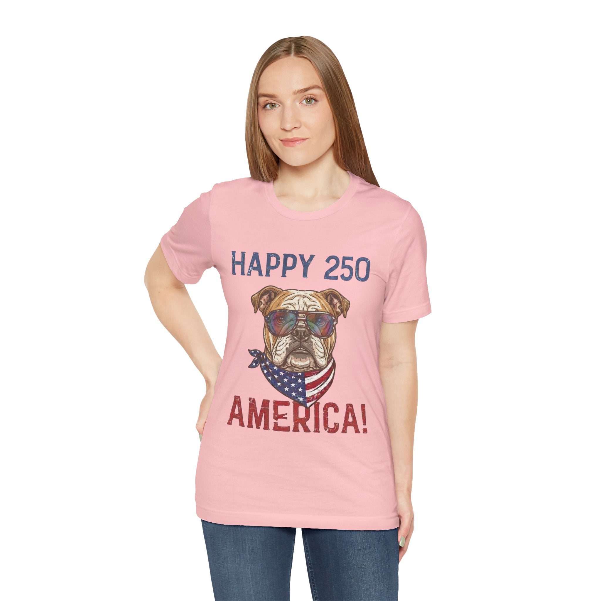 Patriotic Bulldog Tee - 