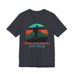 Chaos Coordinator Off Duty Hiking T-Shirt — Vintage Sunset Adventure Tee
