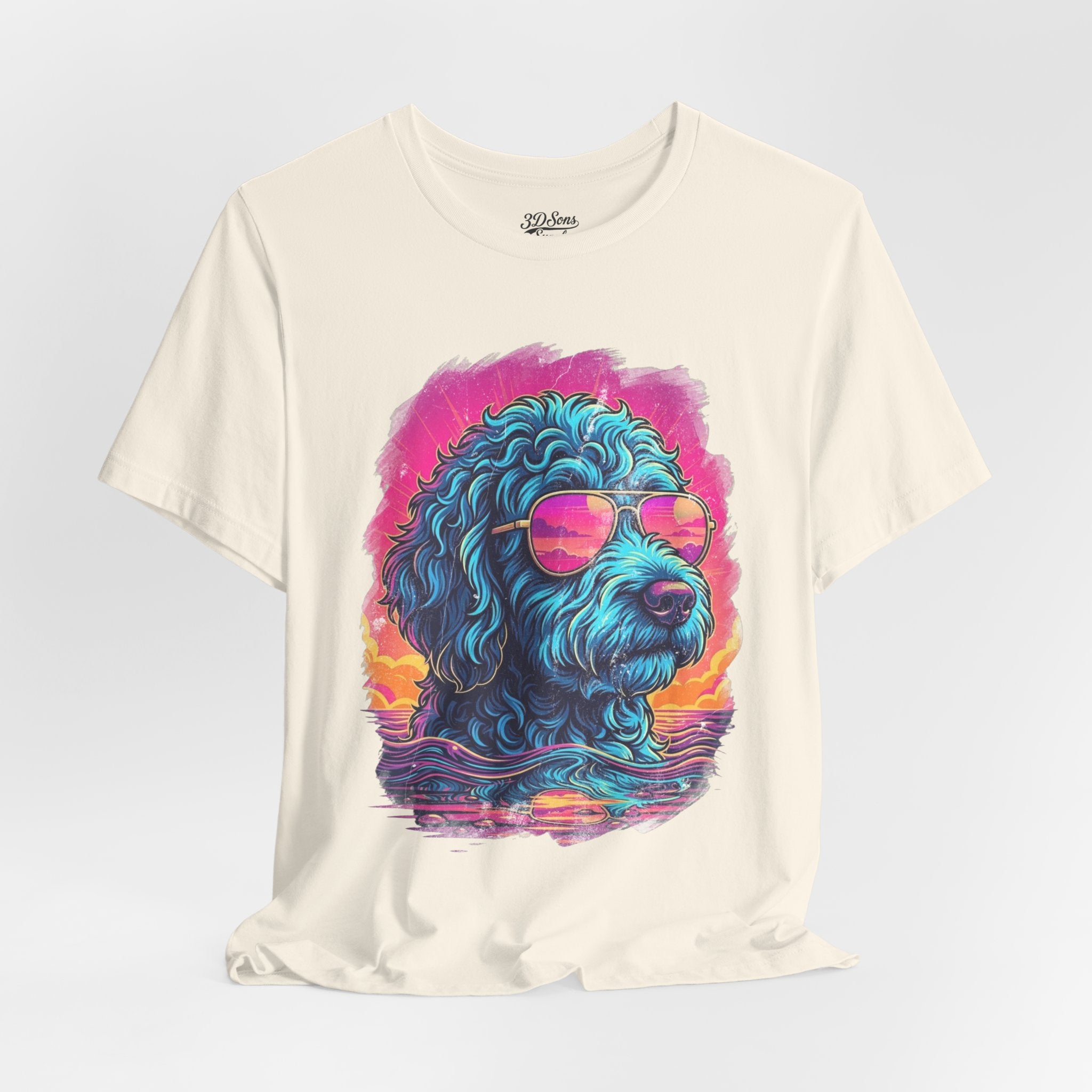 Doodle Vice City 90s Retro Tee — Funny Vintage Style T-Shirt