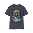 Bigfoot & Alien Playing Poker T-Shirt — Funny Cryptid Woods Tee