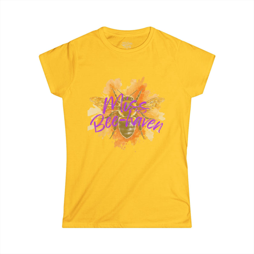 Miss Bee-Haven Women's Tee — Cute Bee Graphic Shirt for Bee Lovers