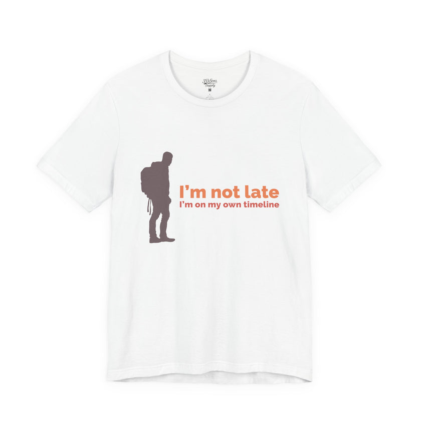 I'm On My Own Timeline Adventure Hiking Tee — Casual Outdoorsy Hiking Shirt