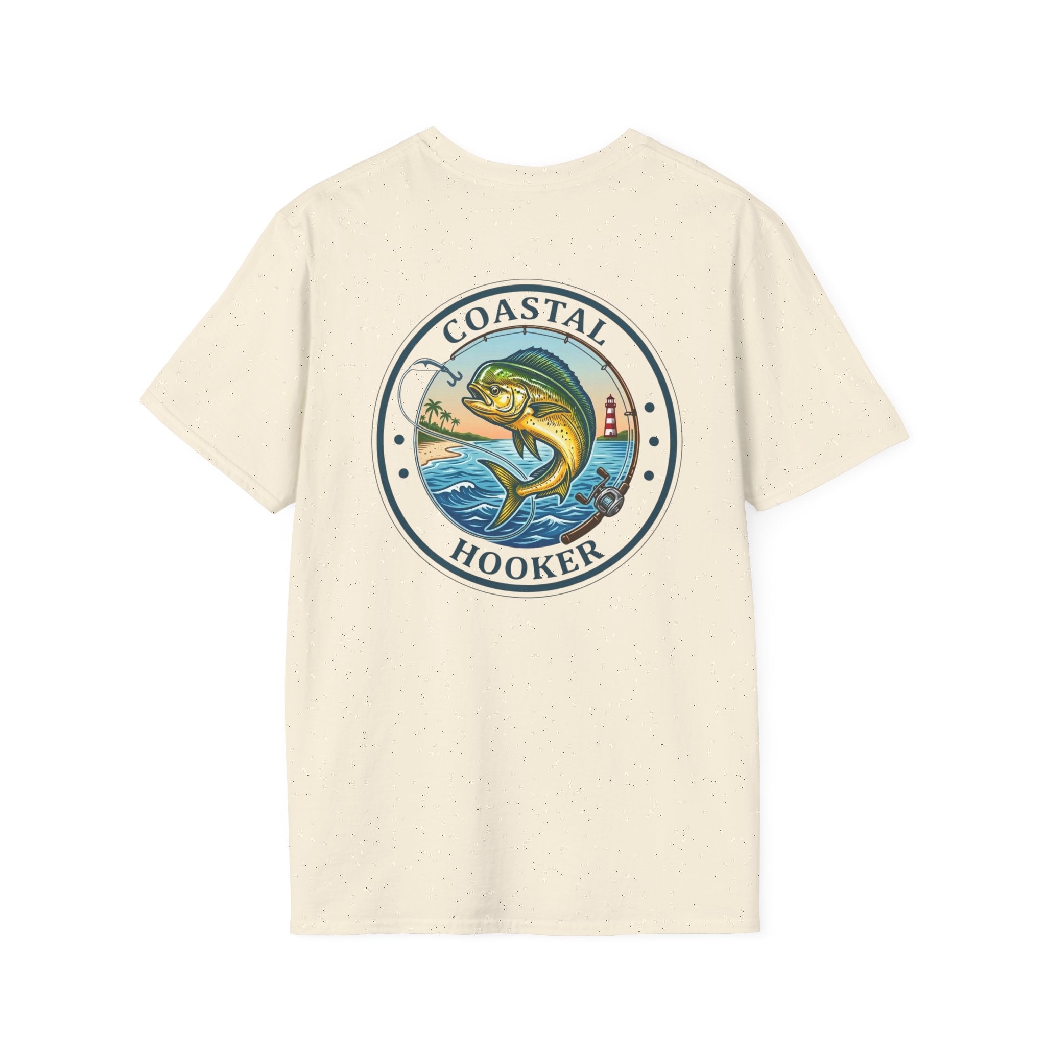 Coastal Hooker Tropical Dorado T-Shirt | Fishing Graphic Tee, Dead Sea Surf