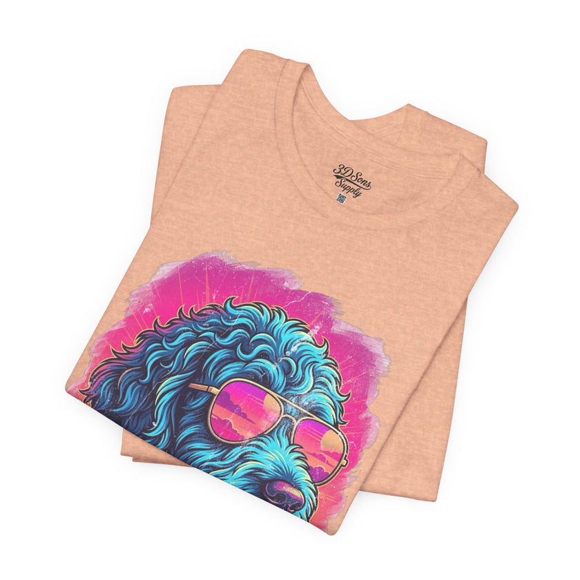Doodle Vice City 90s Retro Tee — Funny Vintage Style T-Shirt