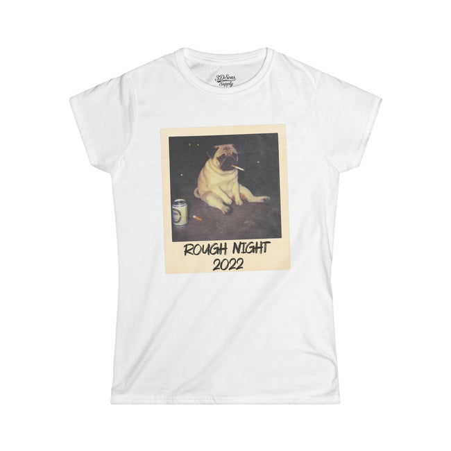 Personalized Polaroid Photo Tee – Custom Women's Softstyle T-Shirt