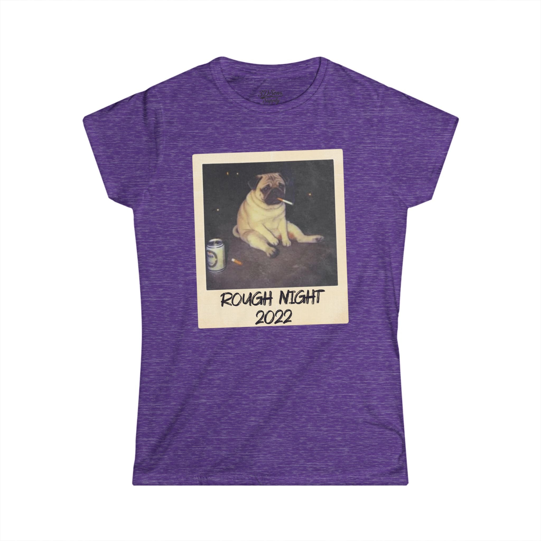Personalized Polaroid Photo Tee – Custom Women's Softstyle T-Shirt