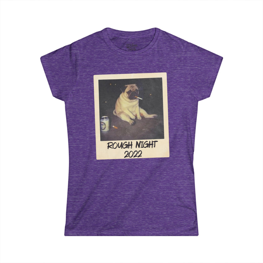 Personalized Polaroid Photo Tee – Custom Women's Softstyle T-Shirt