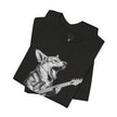 Corgi Rockstar T‑Shirt — Guitar Playing Dog Graphic Tee