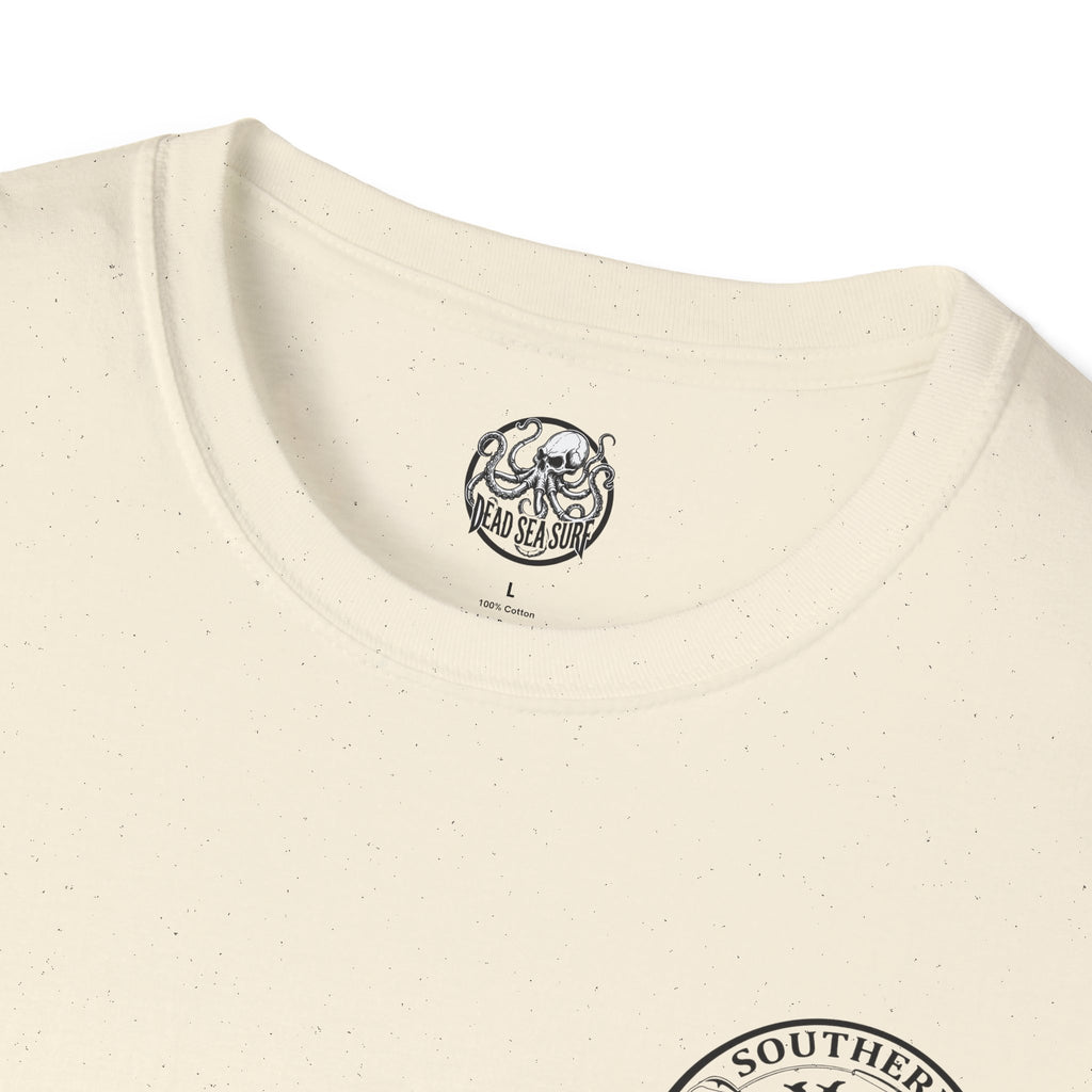 Southern Hooker Fish Graphic T-Shirt | Bass Fishing Retro Logo