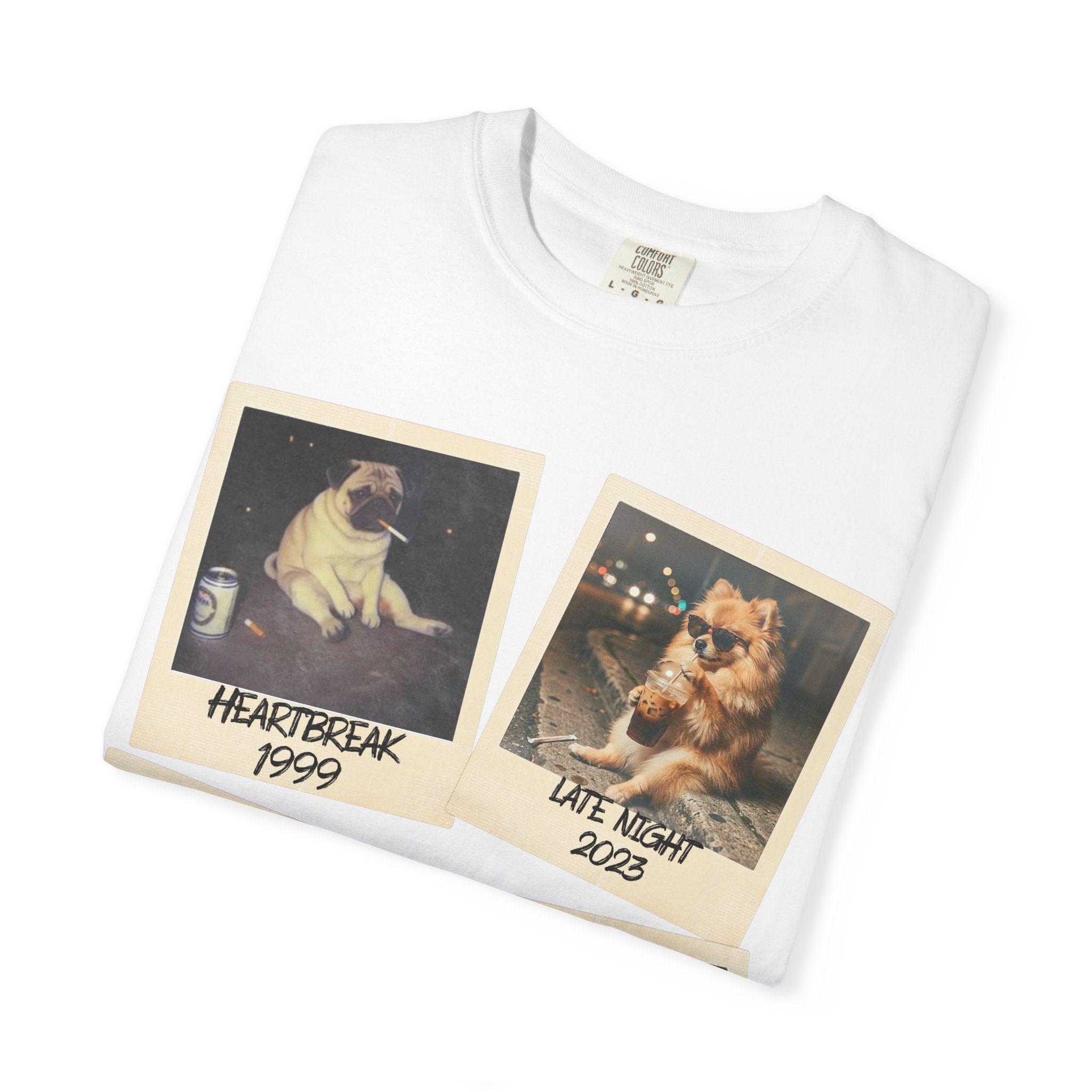 Personalized Polaroid Photo Tee — Custom Image & Text Options