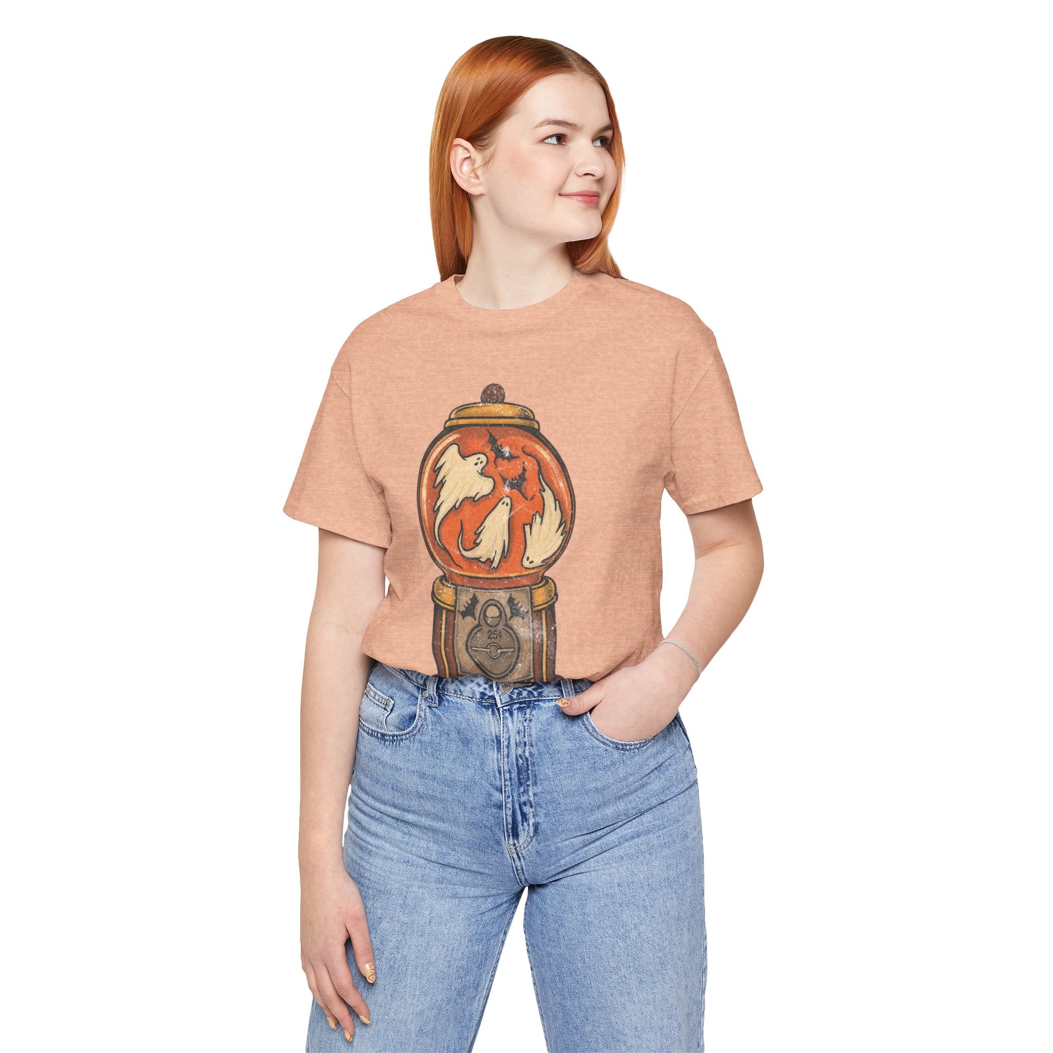 Gumball Ghosts Tee — Vintage Halloween Gumball Machine T-Shirt