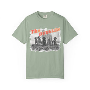 The Dudeles Dog Surfer T-Shirt | Doodle Breed Surfing Design