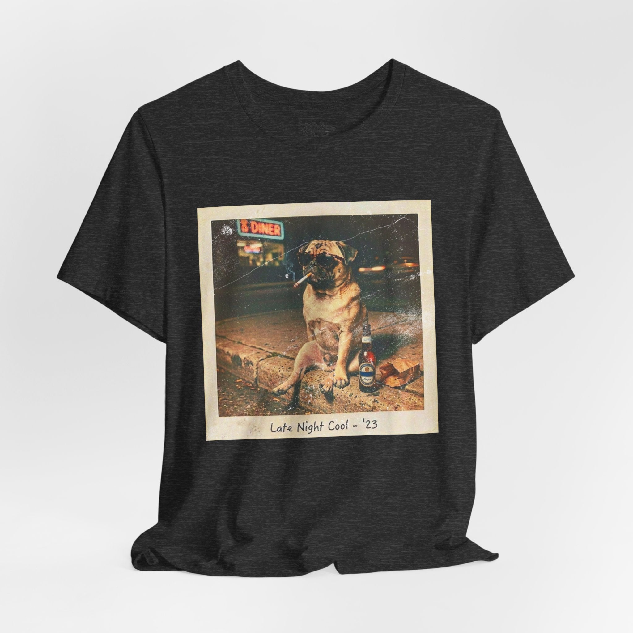 Vintage Pug Photo Tee — 