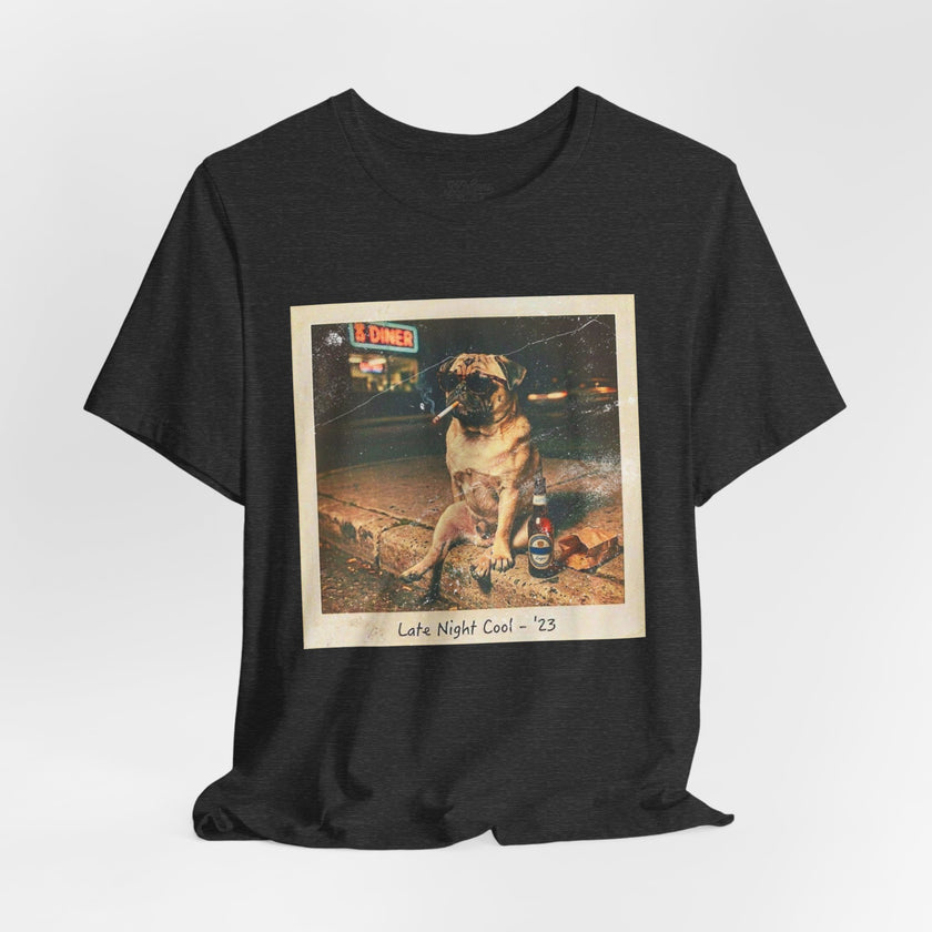 Vintage Pug Photo Tee — 