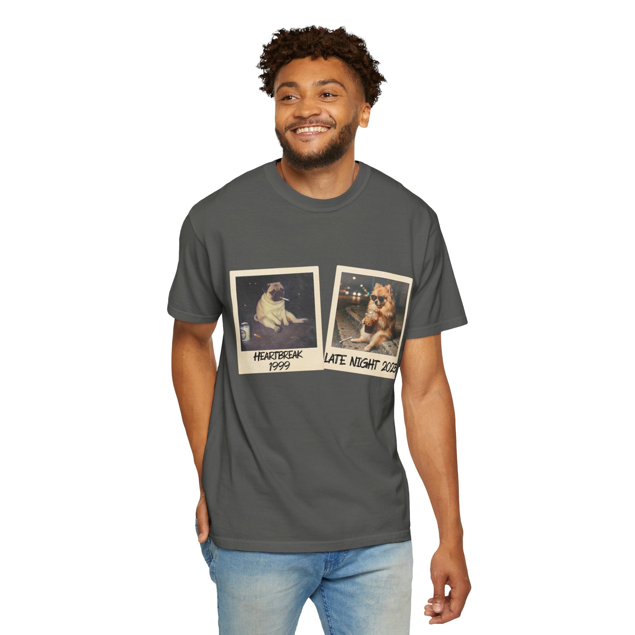 Personalized Polaroid Photo T-Shirt — Custom 2-Image Keepsake