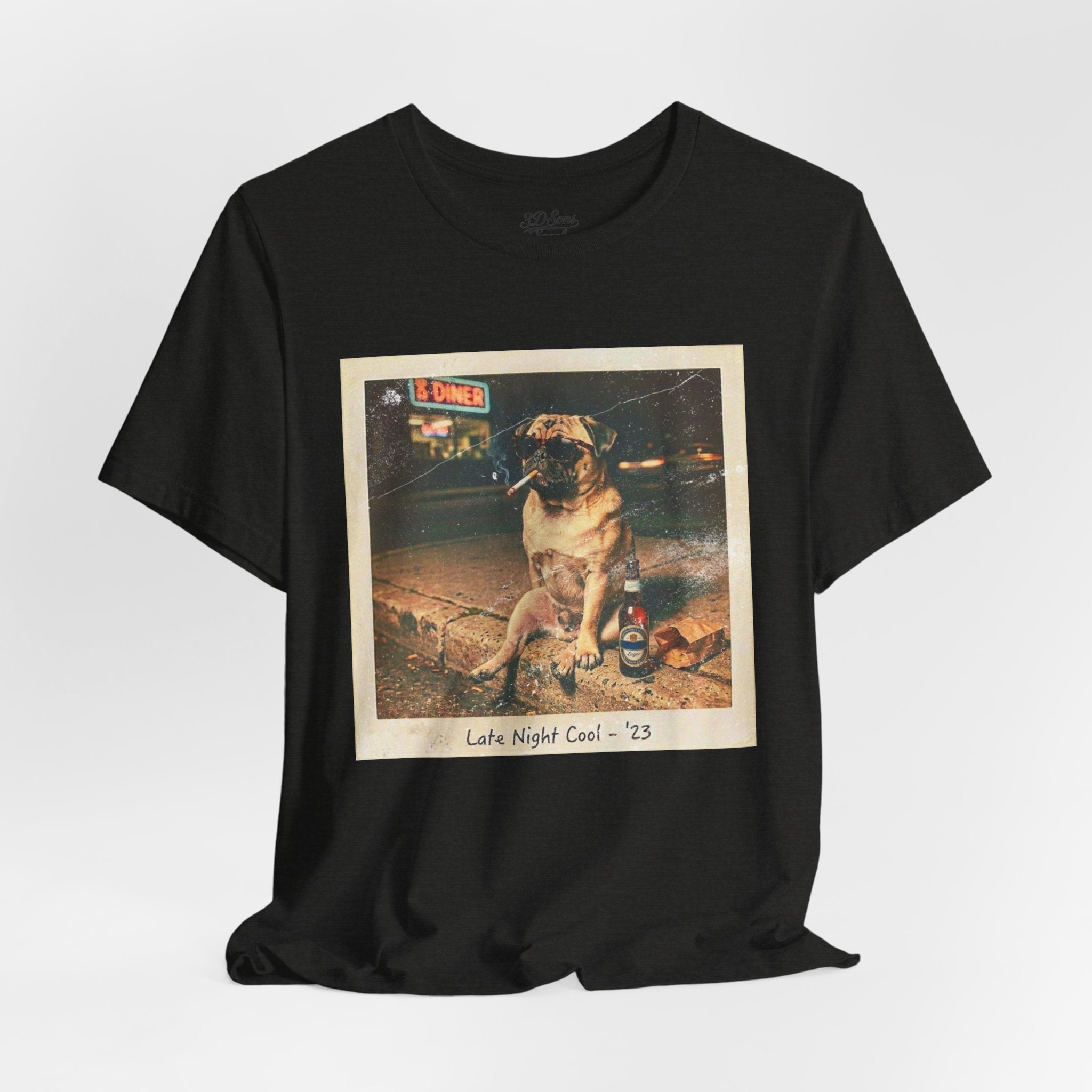 Vintage Pug Photo Tee — 