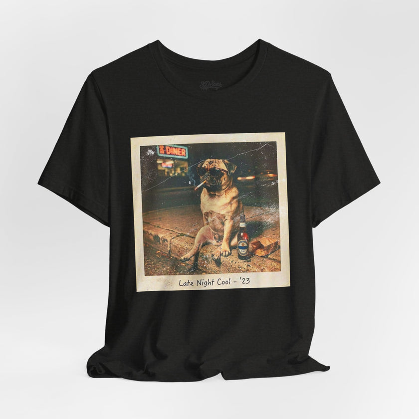 Vintage Pug Photo Tee — 