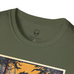 Bigfoot & Alien Playing Poker T-Shirt — Funny Cryptid Woods Tee