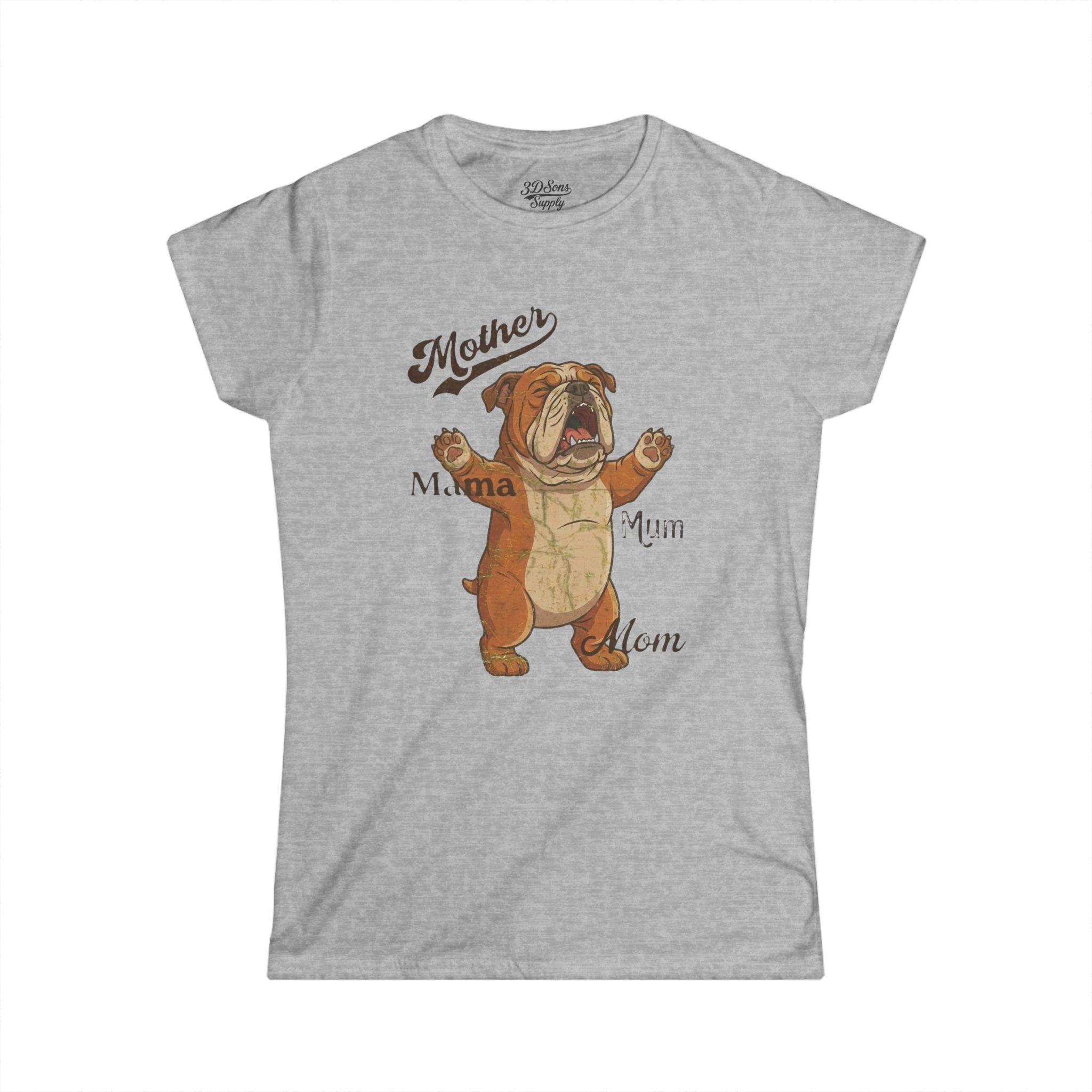 Mother's Day English Bulldog Mom T-Shirt — Bulldog Mama Tee