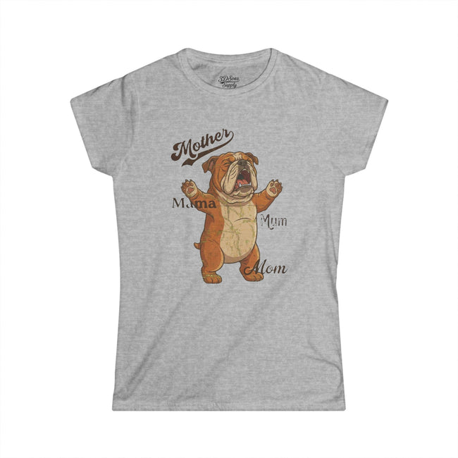 Mother's Day English Bulldog Mom T-Shirt — Bulldog Mama Tee