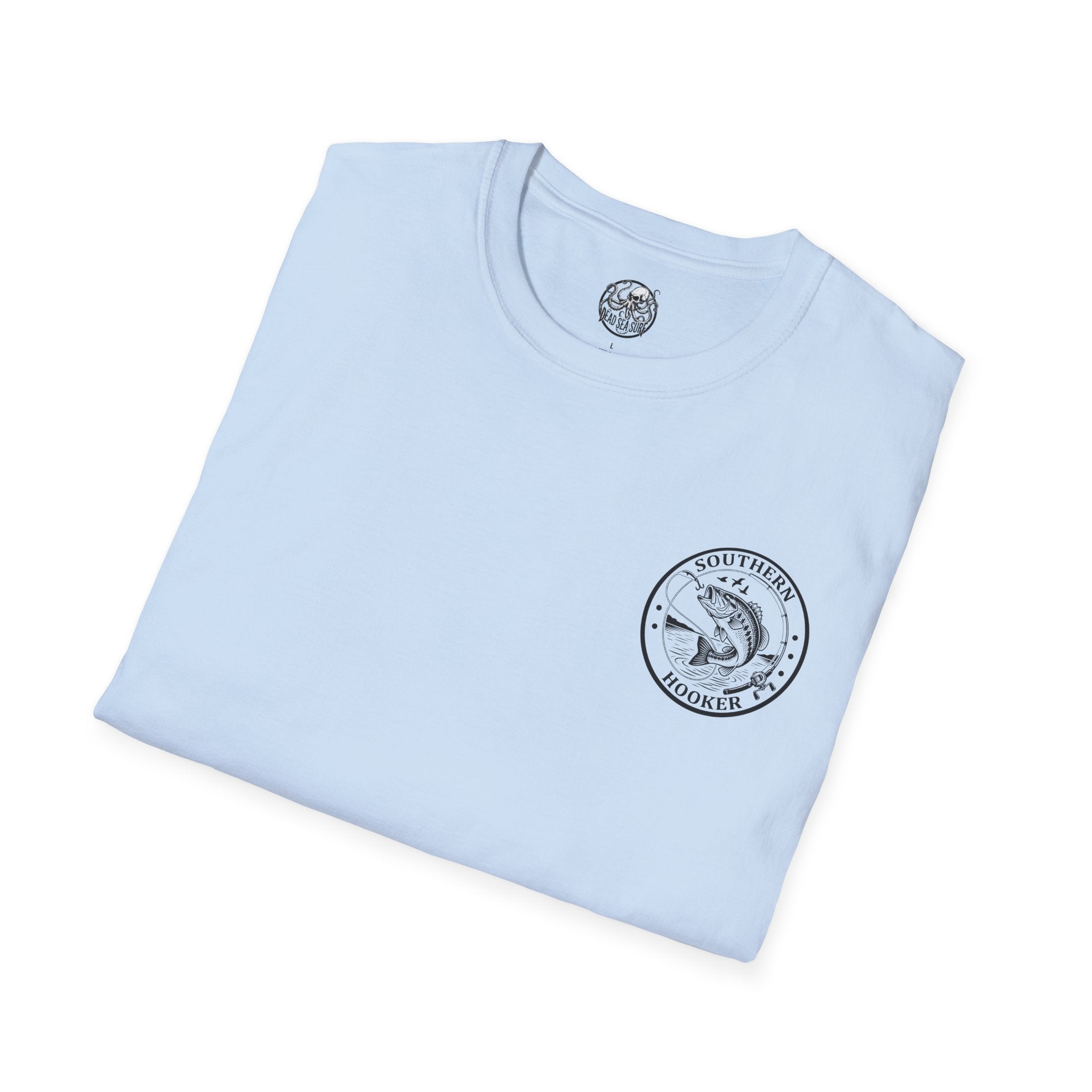 Southern Hooker Fish Graphic T-Shirt | Bass Fishing Retro Logo Tee – 3D Sons Supply Co