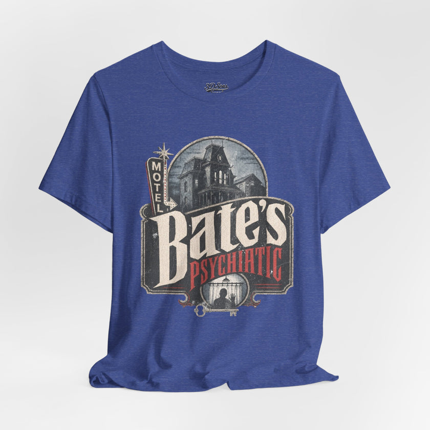 Bates Psychiatric T-Shirt — Vintage Horror Graphic Tee
