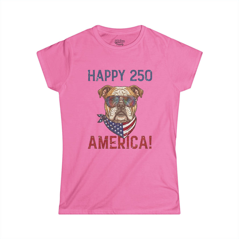 Patriotic Bulldog Tee - 