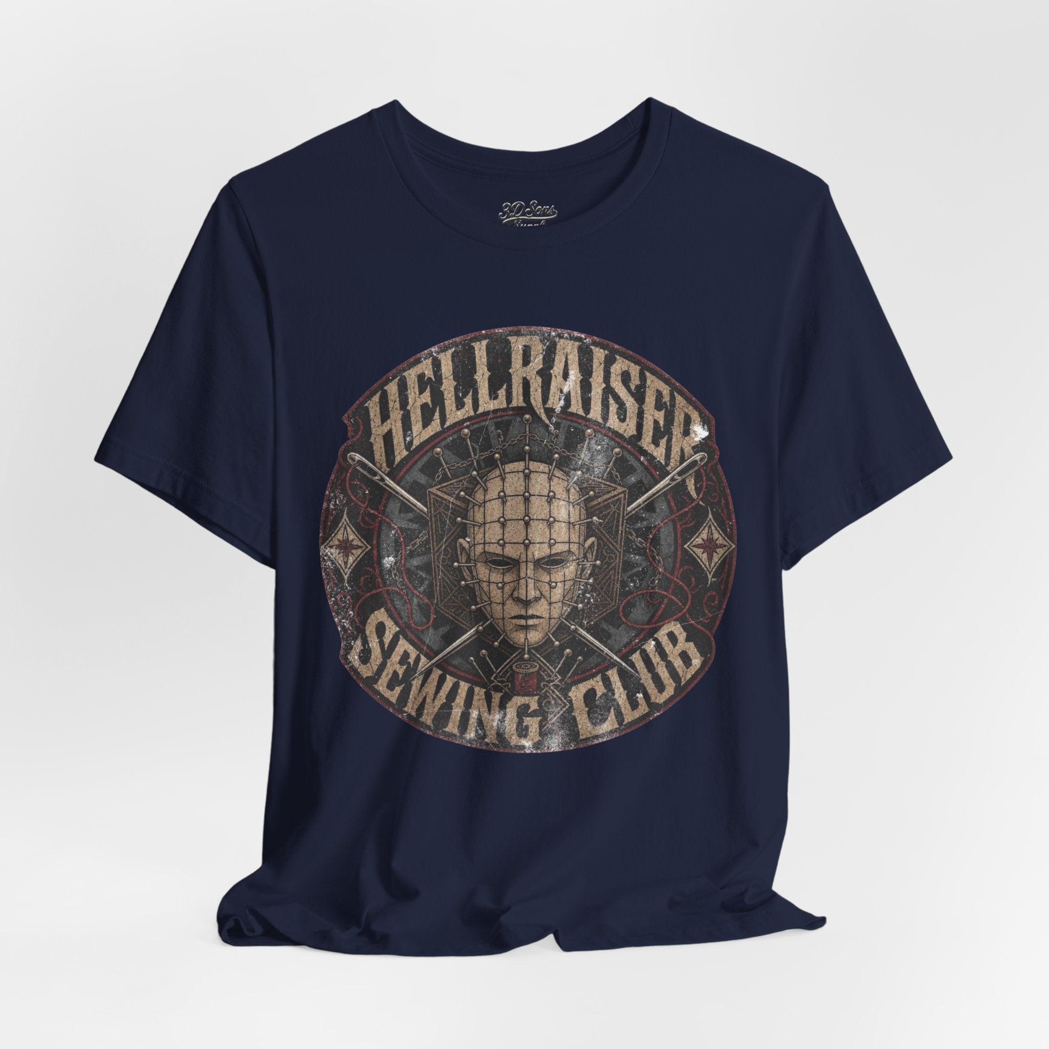 Hellraiser Sewing Club Tee - Vintage Horror Graphic T-Shirt