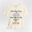 Personalized Dad By Day Gamer By Night T-Shirt,  90's Retro Controller Tee