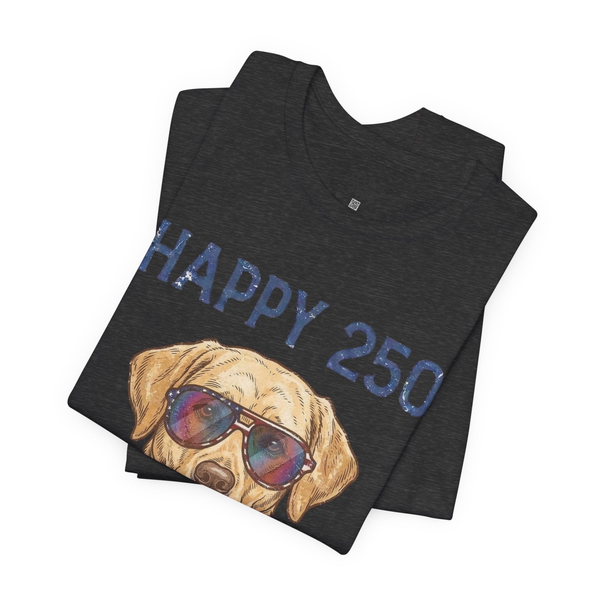 Patriotic Lab Dog Tee — 