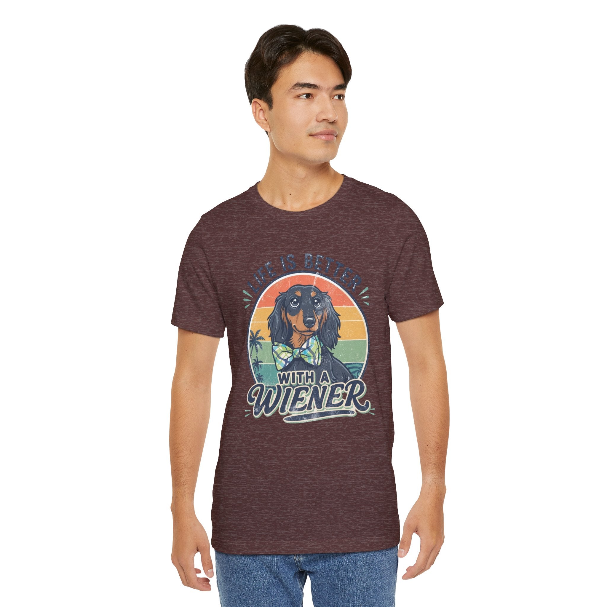 Life Is Better With a Wiener Tee — Dachshund Dog Lover T-Shirt